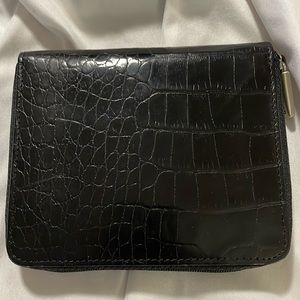 Black Alligator Leather Ralph Lauren Clutch Purse/Wallet